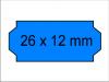 Preisschilder 26x12 blau perm hellblau Preisetiketten