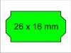 Preisauszeichner Etiketten 26x16 leuchtgrün