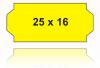 Preisauszeichner Etiketten 25x16 mm leuchtgelb