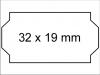 Preisetiketten 32x19 weiss permanent 32x19mm