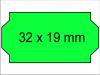 Auszeichner Etiketten 32x19 leuchtgrün grün 32x19mm