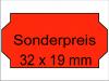 Preisschilder 32x19 Sonderpreis leucht-rot