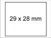Preisetiketten 29x28 RE weiss weiß